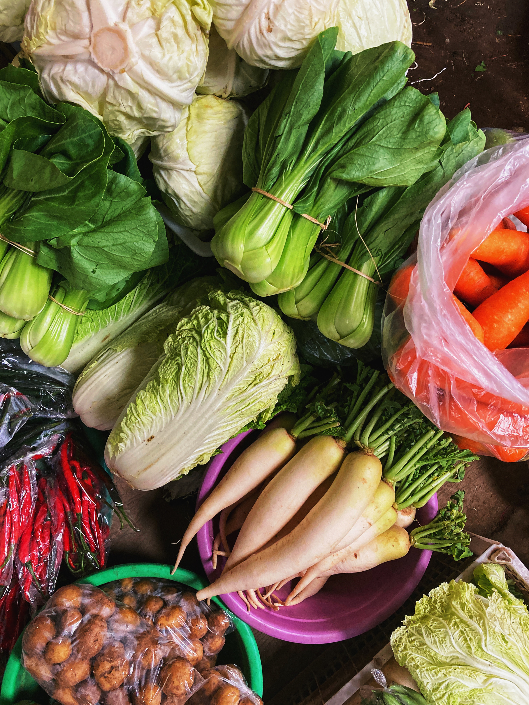 Vegetables on market