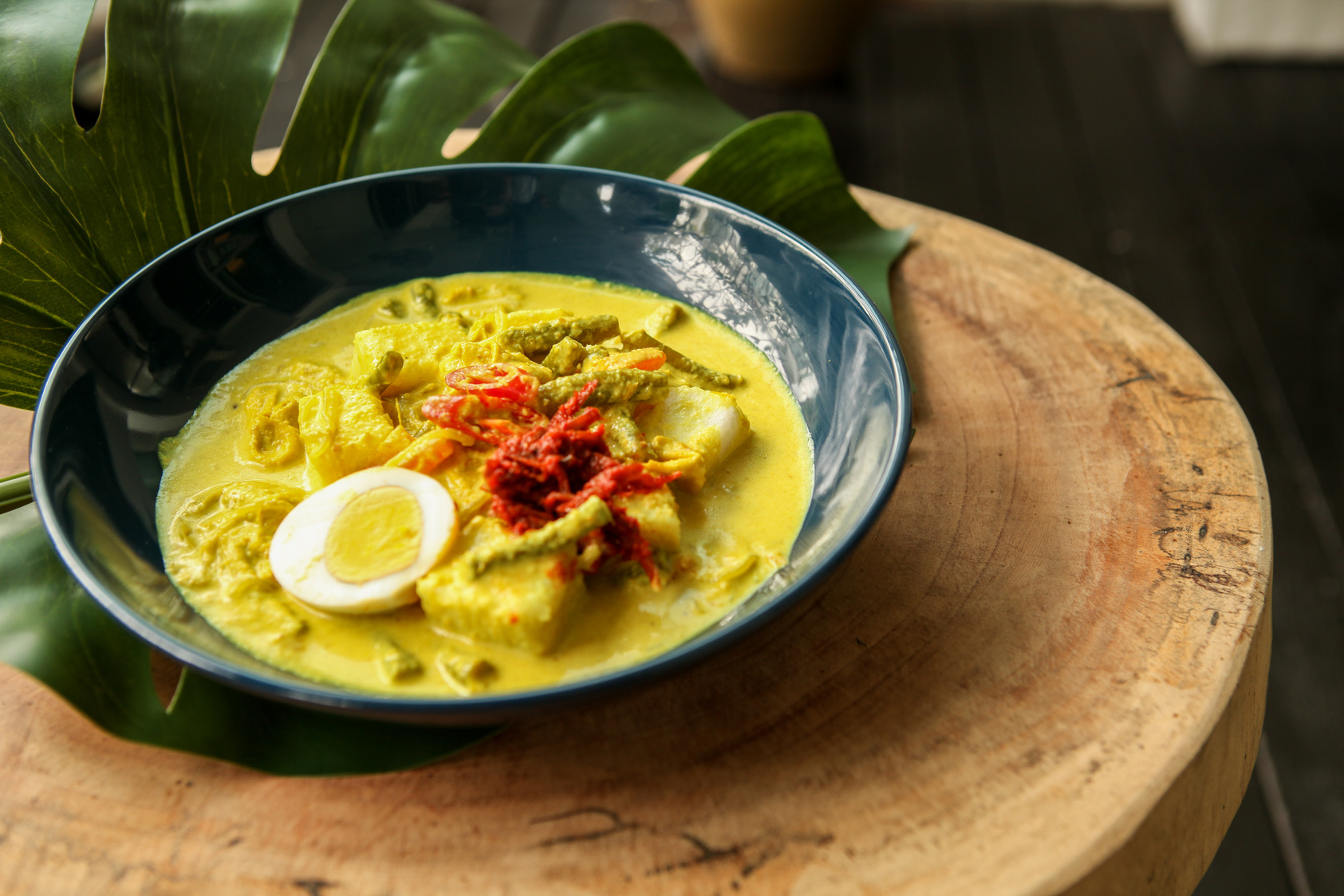 Lontong and Lodeh, a Traditional Malay Dish