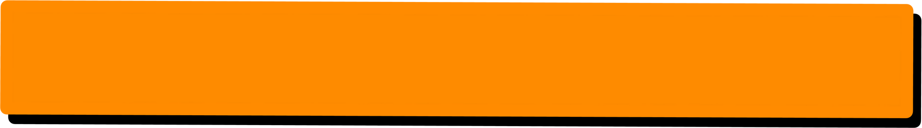 Orange Blank Rectangle Dialog Speech Box Button