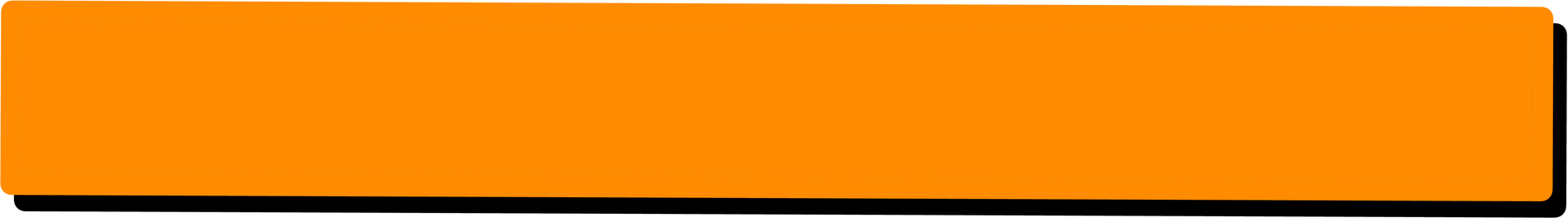 Orange Blank Rectangle Dialog Speech Box Button